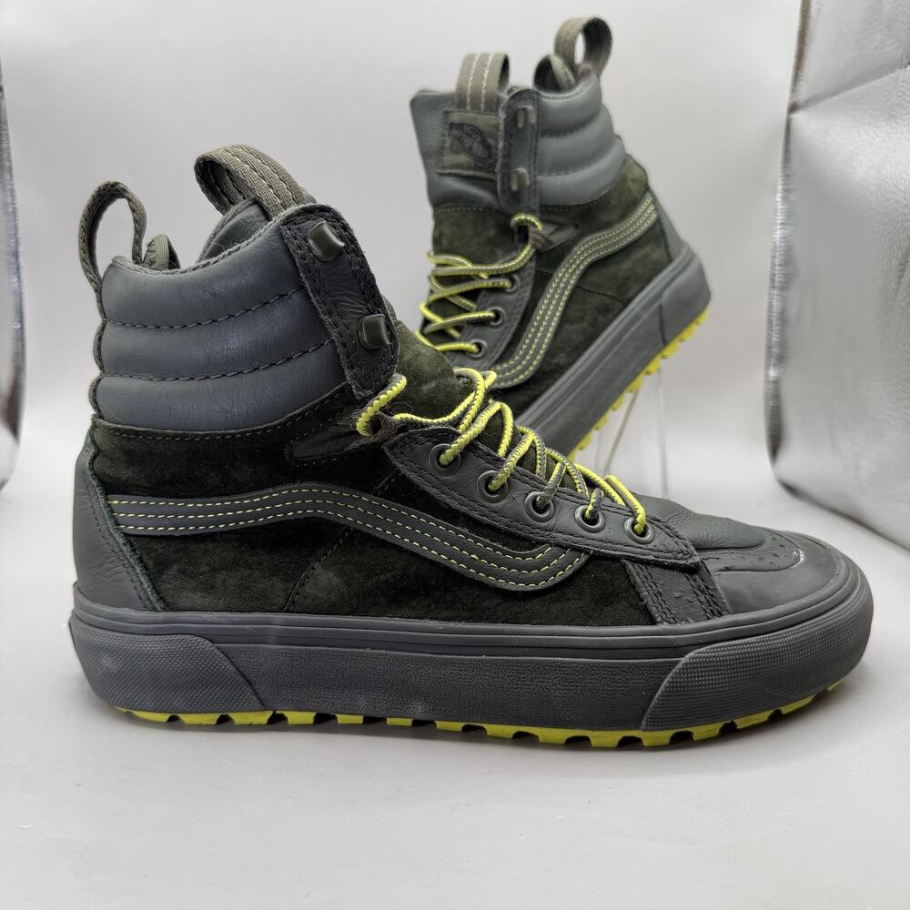 Vans Sk8 Hi MTE 2.0 DX Winter Sneakers Mens US 7 Forest Green Scotchgard Lined